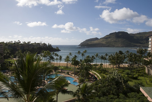 View from Lanai at Kauai Marriott