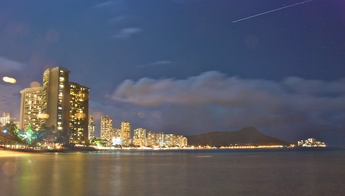 Waikiki at night