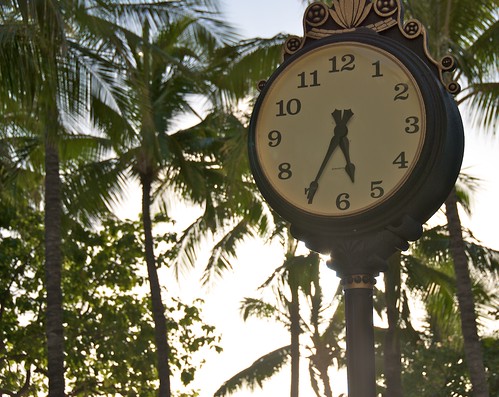 Clock in Waikiki