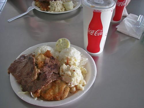 Rainbow Drive-In Mixed Plate Lunch