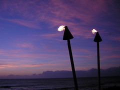 Tikis at Sunset