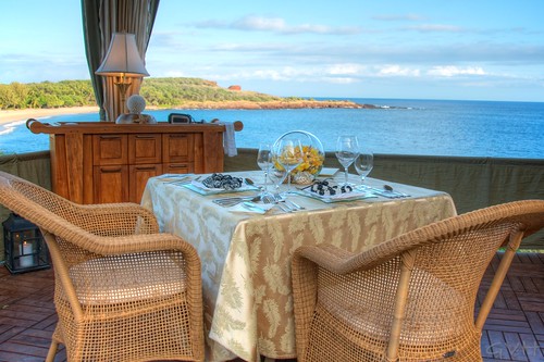 Private Ocean Hale dining