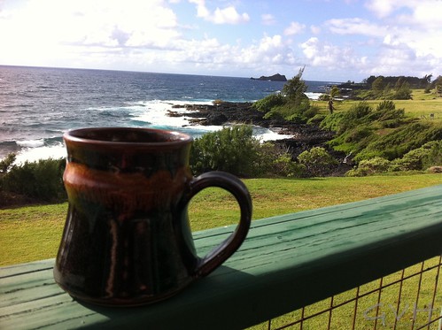 Coffee in paradise at Travaasa Hana