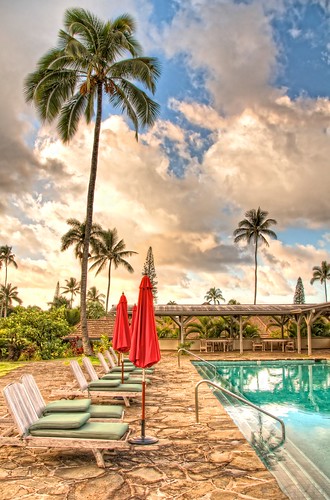 Garden pool at Travaasa Hana