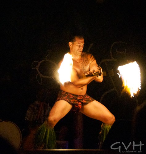 Fireknife Dancer at Legends of the Pacific Luau