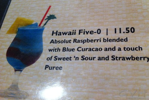 Hawaii Five-0 cocktail from Tropics at Hilton Hawaiian Village