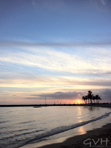 Sunset from Hilton Hawaiian Village