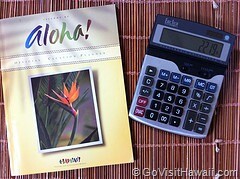 Hawaii trip cost calculator