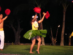 Polynesian Dancing at a Maui Luau