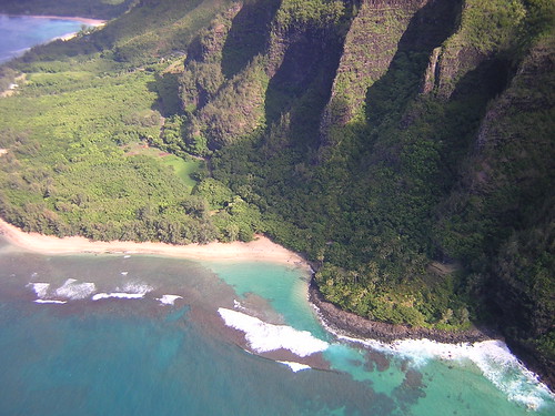 Na Pali Coast from a Helicopter