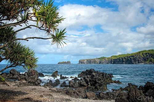 Keanae Peninsula off the road to Hana offers beautiful views of the East Maui coast.