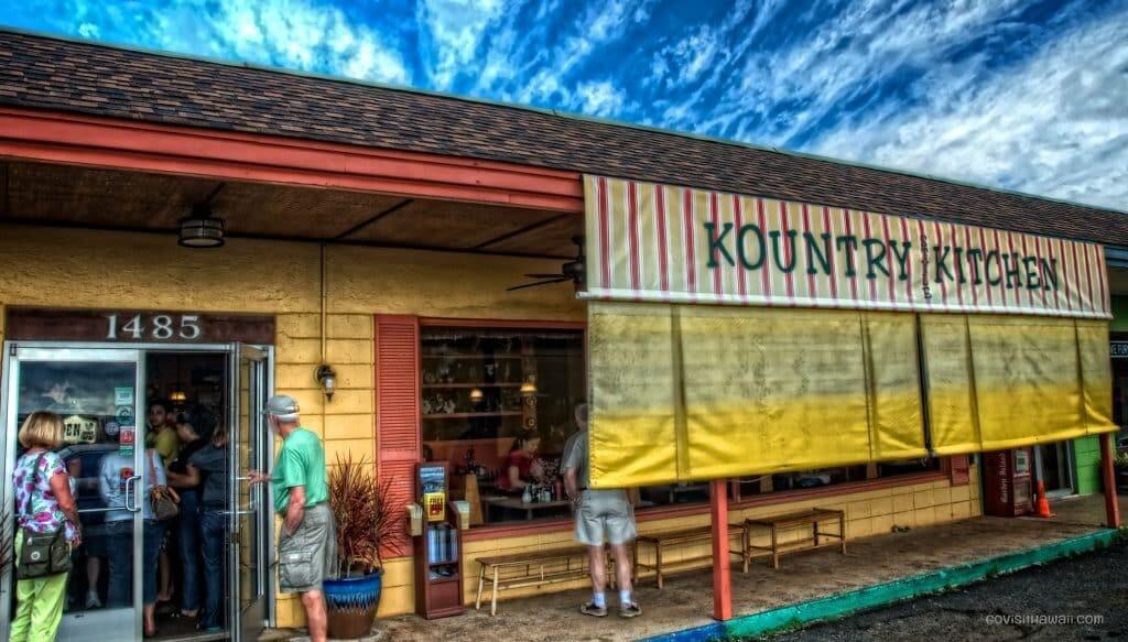 Kountry Kitchen in Kapa'a -- a popular breakfast spot for locals and tourists