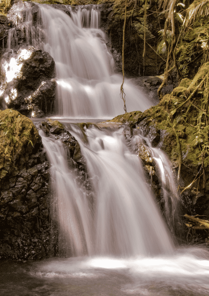 Hawaii waterfall